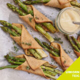 Spargeltaschen mit Hollandaise