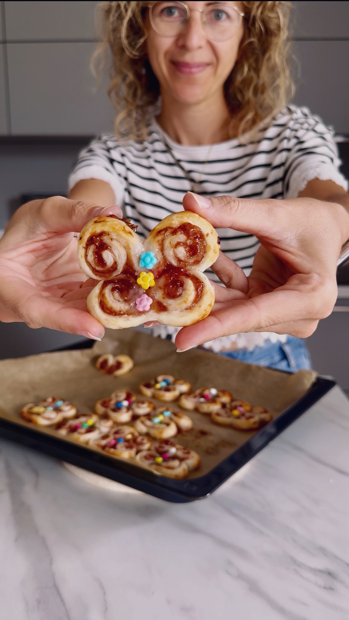 Blätterteig Schmetterlinge